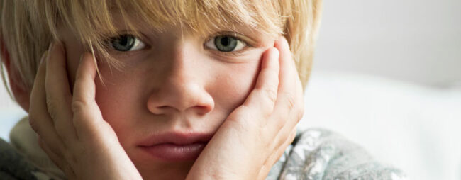 Bambino triste