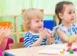 Bambini felici all'asilo