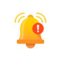 Notification bell icon in flat style. Incoming inbox message vector illustration on isolated background. Ringing bell sign business concept. Notification bell icon in flat style. Incoming inbox message vector illustration on isolated background. Ringing bell sign business concept.